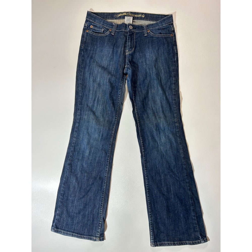 No Boundaries Jeans Juniors 9 Petite Blue Excellent Bootcut Low Rise Stretch